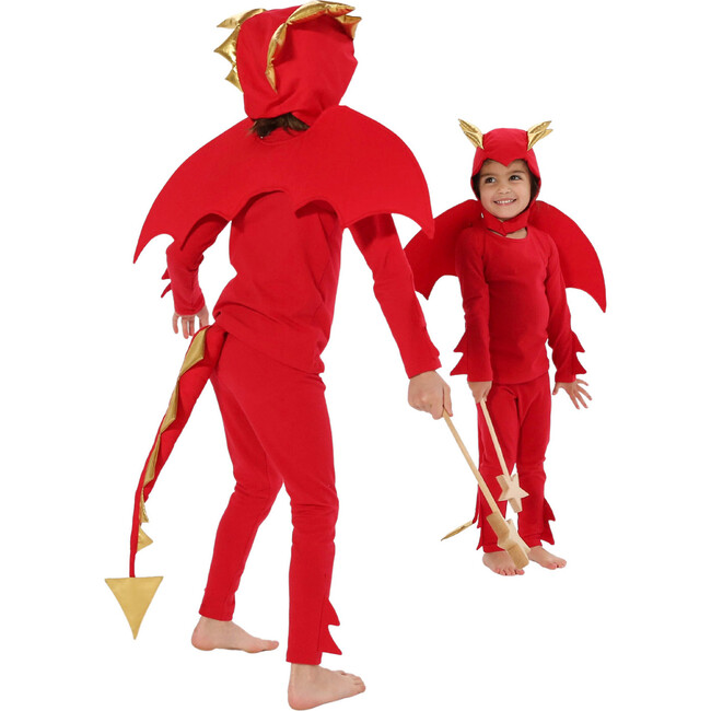 Dragon Pajama Costume, Red - Costumes - 5