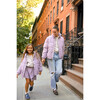 Mattie Puffer Jacket, Violet Check - Jackets - 4