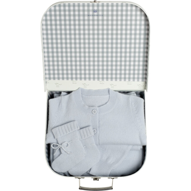 Baby Sutton Cashmere Gift Set, Baby Blue - Mixed Gift Set - 1