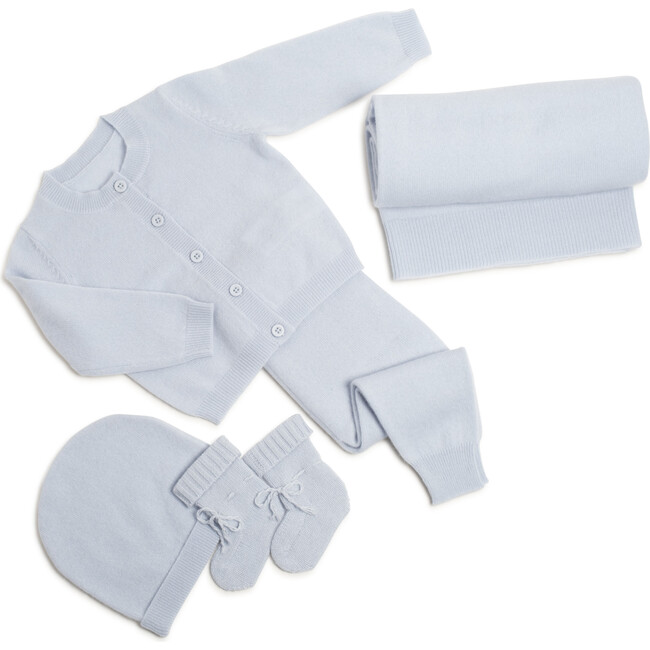 Baby Sutton Cashmere Gift Set, Baby Blue - Mixed Gift Set - 2