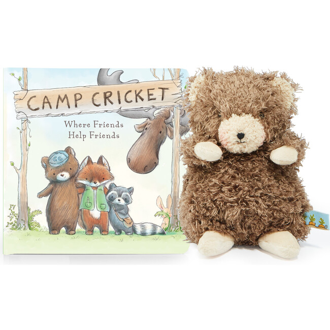 Camp Cricket Book & Wee Cubby, Brown