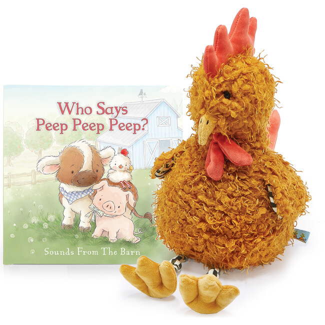 Who Says Peep Book & Randy Rooster, Brown