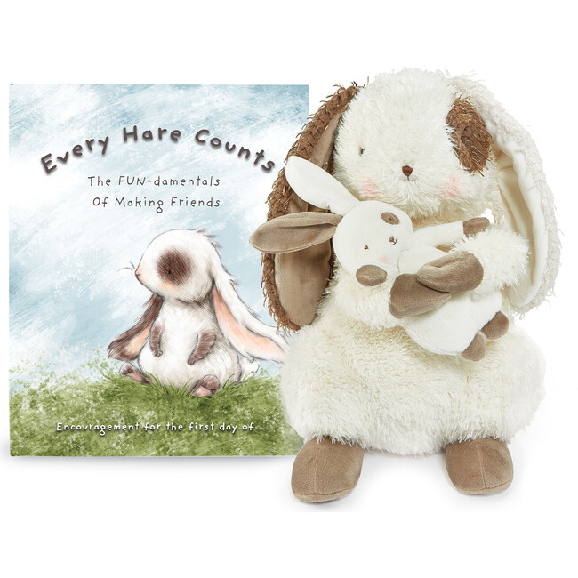 Every Hare Counts Book & Big Hare Little Hare, White - Dolls - 1