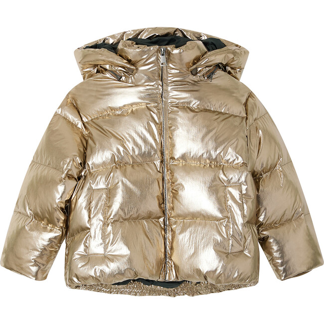 Puffer & Down Jacket, Metallic - Coats - 1