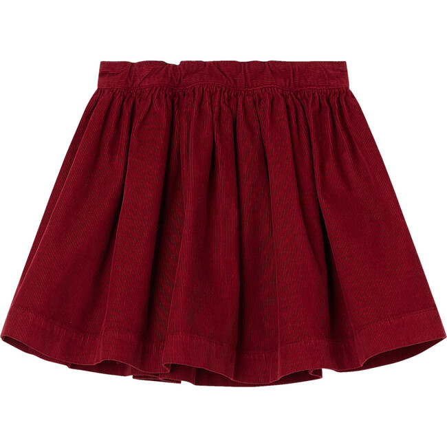 Skirt,Burgundy - Skirts - 1