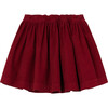Skirt,Burgundy - Skirts - 2 - thumbnail