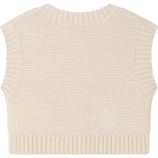 Sweater, Cream - Sweaters - 2