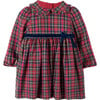 Little Bonnie Tartan Dress, Red Tartan - Dresses - 1 - thumbnail