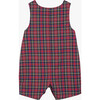 Little Archie Smocked Romper , Red Tartan & Guardsman - Rompers - 2