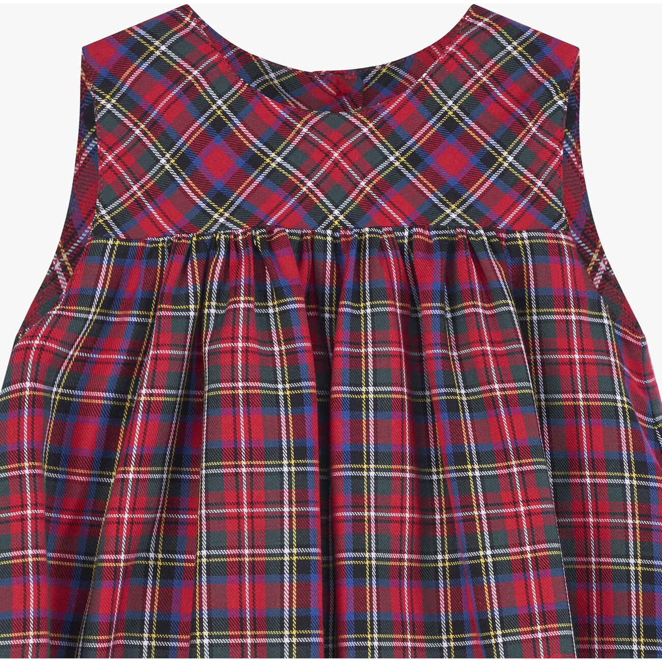 chinese dress ladies Sweet Tartan Pinafore Dress - Banned main image 1