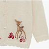 Little Fawn Cardigan, Winter White - Cardigans - 3