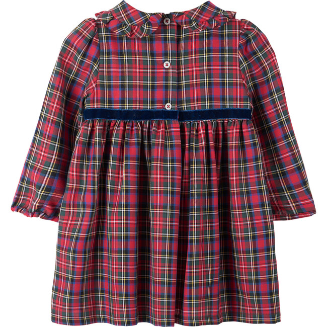 Little Bonnie Tartan Dress, Red Tartan - Trotters London Dresses ...