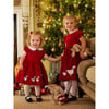 Jemima Petal Collar Dress, Red - Dresses - 2