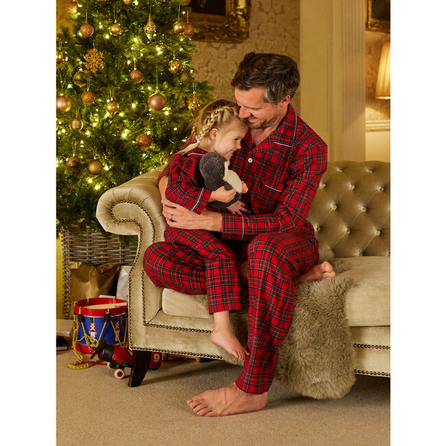 Daddy Cosy Christmas Pajama, Red Tartan