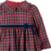 Little Bonnie Tartan Dress, Red Tartan - Dresses - 3