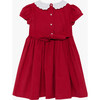 Jemima Petal Collar Dress, Red - Dresses - 3