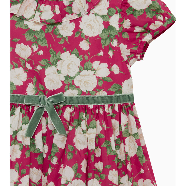 Carline Rose Dress, Red Rose - Dresses - 3