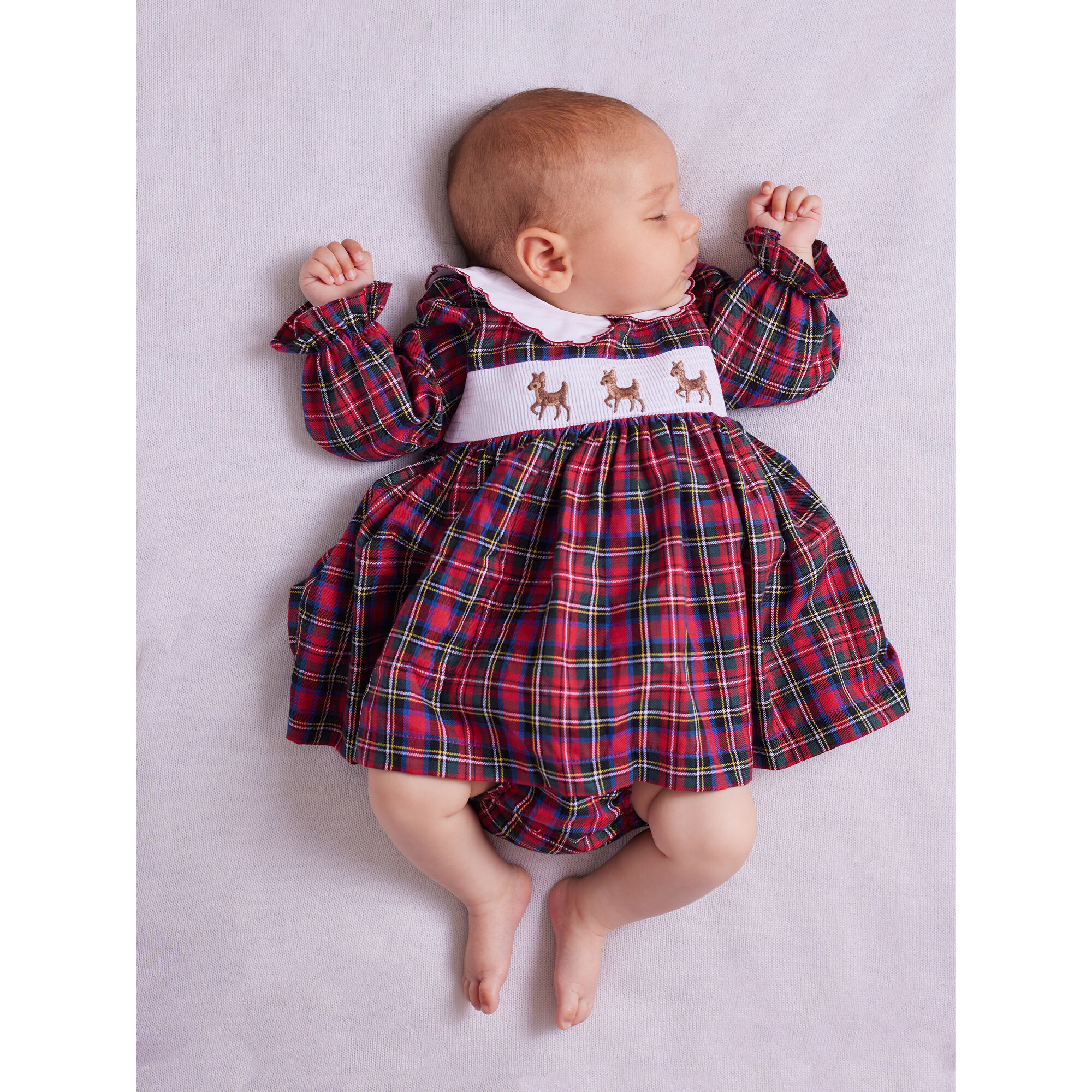 baby girl tartan dress