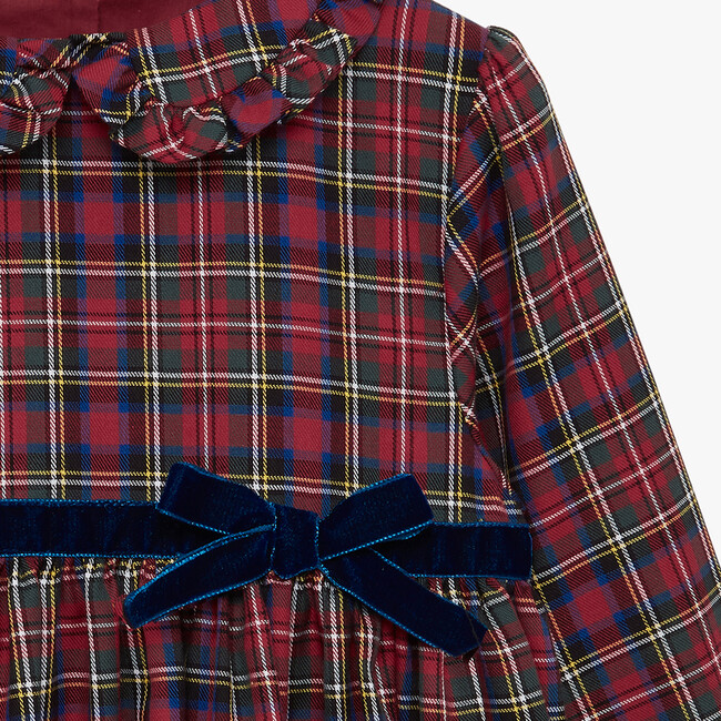 Bonnie Tartan Dress, Red Tartan - Dresses - 4