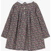 Louise Floral Jersey Dress, Forest Green - Dresses - 2