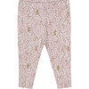 Little Woodland Bunny Leggings, Rose Pink - Leggings - 1 - thumbnail