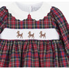 My First Christmas Dress, Red Tartan - Dresses - 4