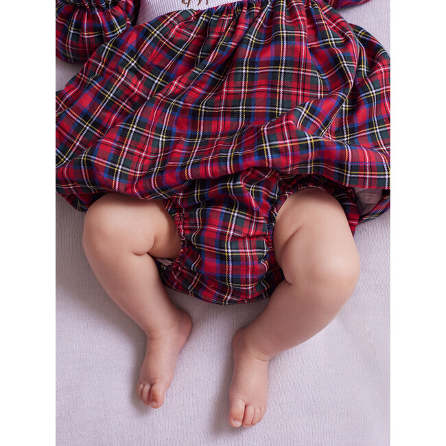 My First Christmas Dress, Red Tartan - Dresses - 5