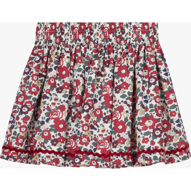 Betsy Bow Skirt, Red Betsy - Skirts - 3