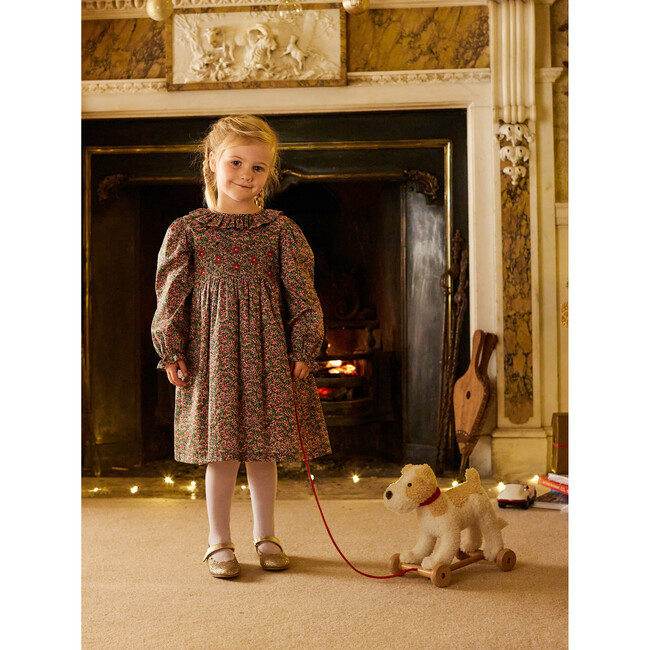 Robin Smocked Dress, Multi Floral - Dresses - 5