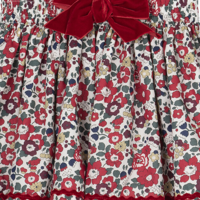 Betsy Bow Skirt, Red Betsy - Skirts - 4