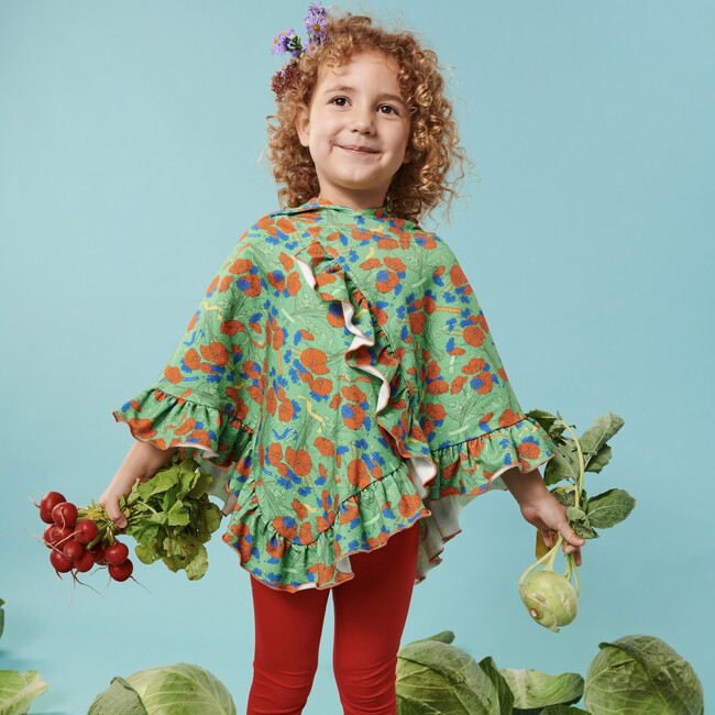Embroidered Leggings Goose on the Loose, Red