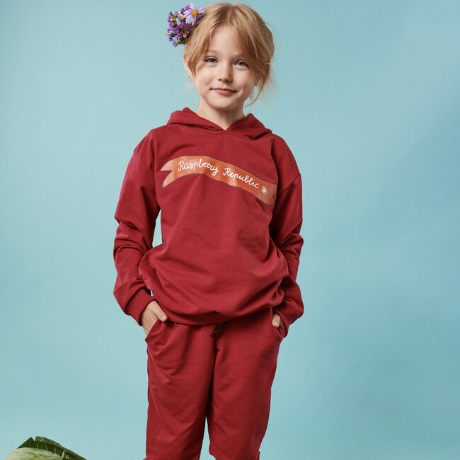 Hoodie Raspberry Republic Berry Red, Red - Sweatshirts - 2