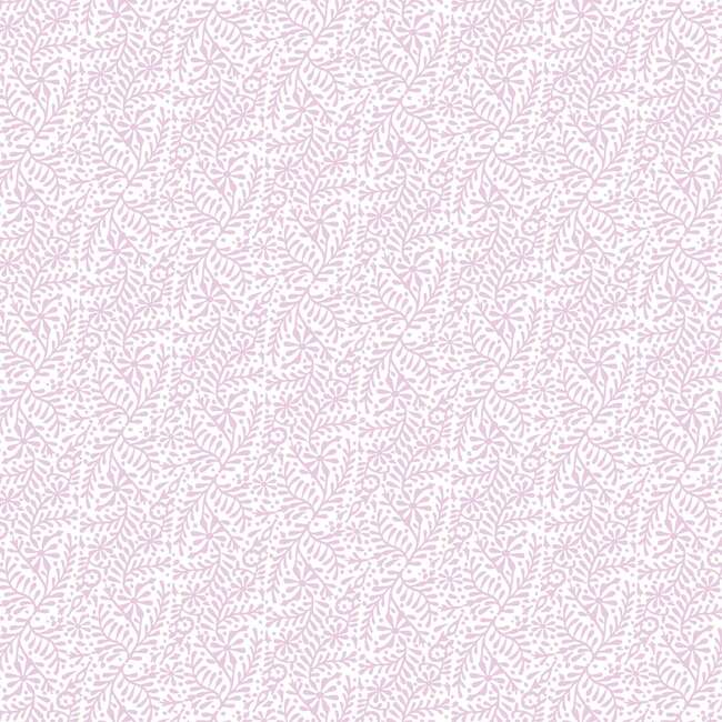 Ruffled Pima Cotton Blanket, Pink Tiny Vine