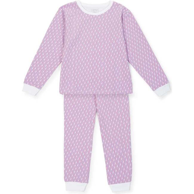 Women's Kelsey Pajama Sweatshirt Jogger Set, Lightning Love