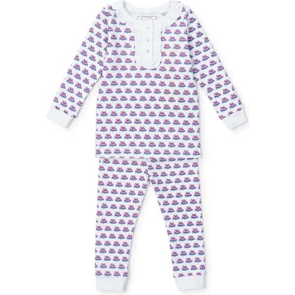 Alden Pima Cotton Pajama Pant Set, Let's Roll Pink - Lila + Hayes Mommy ...