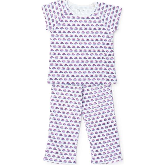 Molly Pima Cotton Pant Set, Let's Roll Pink