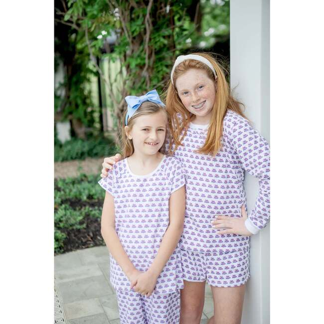 Stella Cotton Sweatshirt Short Set, Let's Roll Pink - Mixed Apparel Set - 3