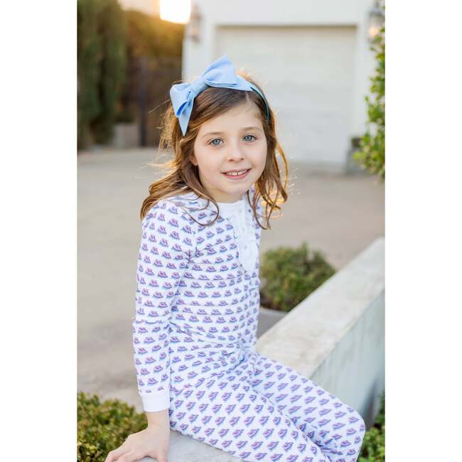 Alden Pima Cotton Pajama Pant Set, Let's Roll Pink - Pajamas - 3