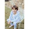 Jack Pima Cotton Pajama Pant Set, Let's Roll Blue - Pajamas - 4