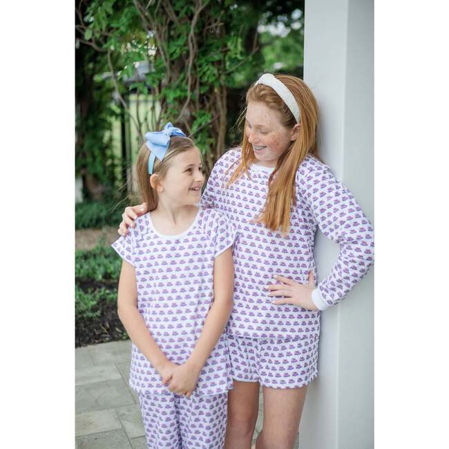 Molly Pima Cotton Pant Set, Let's Roll Pink - Mixed Apparel Set - 6