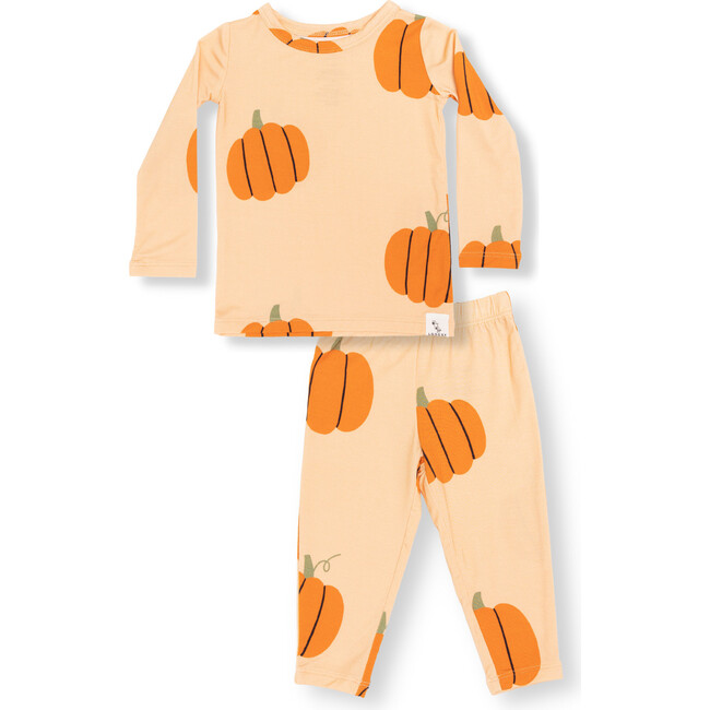 Pumpkin Pajama Set, Orange
