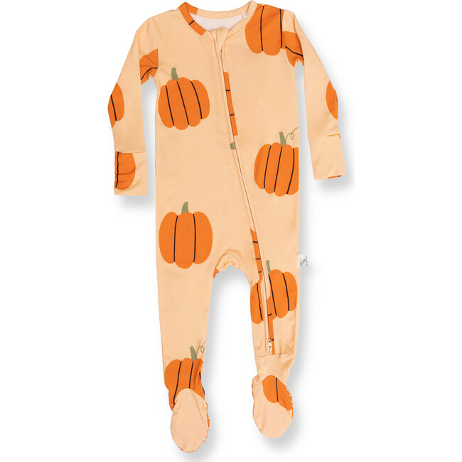 Pumpkin Footie Pajama, Orange