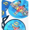 Small Red Super Hero Paper Party Plates, Set of 8 - Tableware - 2
