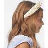 Beaded Birthday Cake Kids Knotted Headband, Beige - Hair Accessories - 2