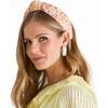 Women's Beaded Birthday Cake Knotted Headband, Pink - Hair Accessories - 2 - thumbnail