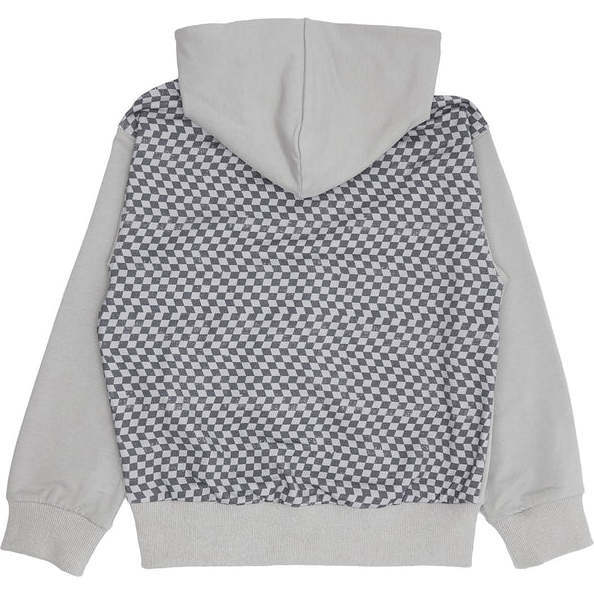 Check Mate Zip Hoodie, Grey - Jackets - 3