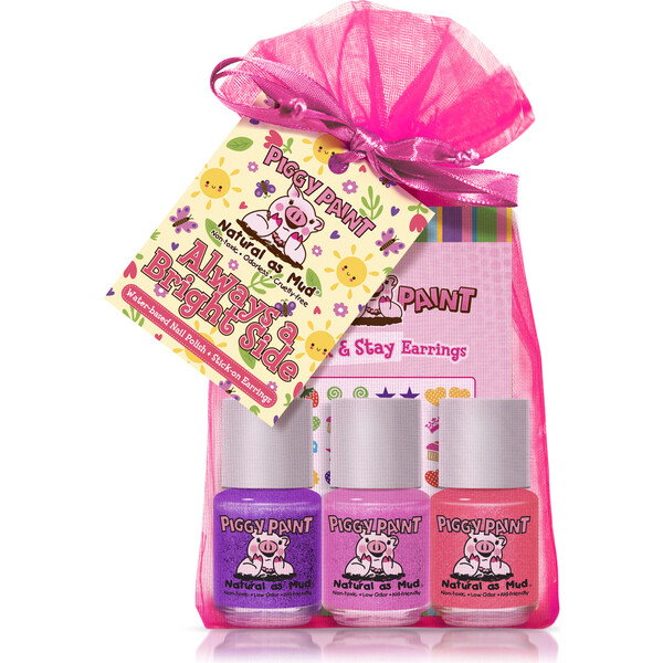 Always a Bright Side Nail Polish Gift Set Piggy Paint Pretend Play