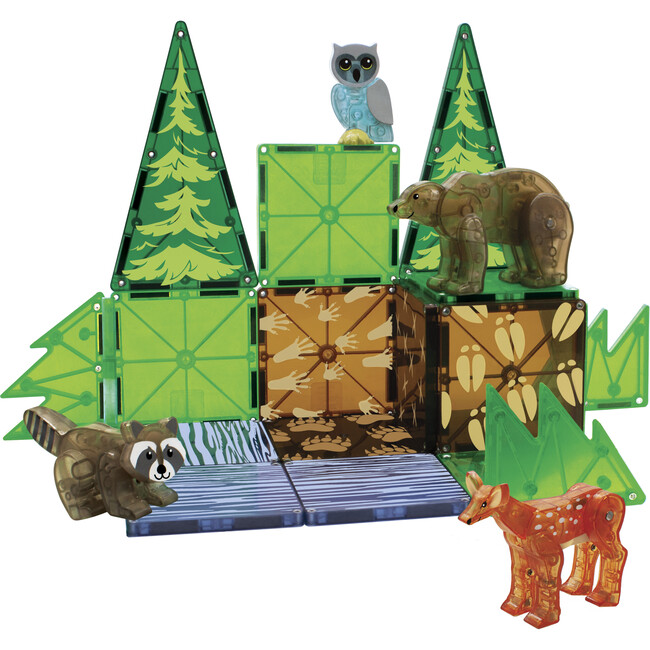 Magna-Tiles Forest Animals 25-Piece Set - STEM Toys - 4
