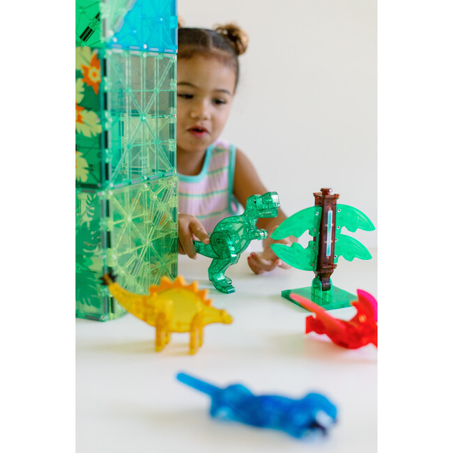 Magna-Tiles Dino World XL 50-Piece Set - STEM Toys - 4