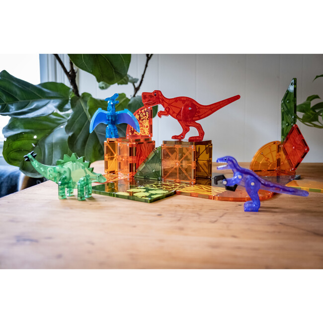 Magna-Tiles Dino World 40-Piece Set - STEM Toys - 5